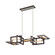 Enigma Five Light Linear Pendant in Textured Bronze (67|F6185-TBZ/SS)