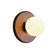 Cadet One Light Wall Sconce in Soft Black (67|B7641-SBK)