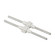 Canvas Bag Of 5 - 2 Pin Rigid Connector Between in White (303|CNVS-RPC-2)