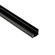 Hybrid Shielded Channel in Aluminum/ Black (303|12VAC-H3-CHANSH-1M)
