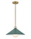 Milo LED Pendant in Lacquered Brass (531|84437LCB-SG)