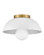 Stu LED Flush Mount in Matte White (531|83301MW)