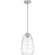 Quoizel Piccolo Pendant One Light Mini Pendant in Brushed Nickel (10|QPP6165BN)
