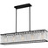 Celeste Five Light Linear Chandelier in Matte Black (10|PCCET538MBK)