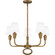 Mallory Five Light Chandelier in Weathered Brass (10|MAO5026WS)