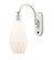 Ballston One Light Wall Sconce in White Polished Chrome (405|518-1W-WPC-G651-7)