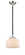 Nouveau One Light Mini Pendant in Black Polished Nickel (405|284-1S-BPN-G71)