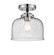 Nouveau LED Semi-Flush Mount in Black Polished Nickel (405|284-1C-BPN-G74-LED)