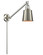Franklin Restoration LED Swing Arm Lamp in Brushed Brass (405|237-BB-G44-L-LED)