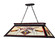 Tiffany Billiard Four Light Billiard in Matte Black (224|KD27RED)