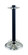 Players Light Cue Stand in Matte Black + Brushed Nickel (224|CSMB+BN)