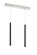 Forest LED Linear Chandelier in Brushed Nickel (224|917MP24-MB-LED-2LBN)