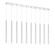 Forest LED Linear Chandelier in Chrome (224|917MP24-CH-LED-10LCH)