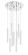 Forest LED Chandelier in Chrome (224|917MP12-WH-LED-9RCH)