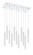 Forest LED Chandelier in Chrome (224|917MP12-WH-LED-11LCH)