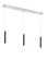 Forest LED Linear Chandelier in Brushed Nickel (224|917MP12-MB-LED-3LBN)