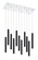 Forest LED Chandelier in Chrome (224|917MP12-MB-LED-11LCH)