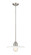 Paloma One Light Pendant in Brushed Nickel (224|820P14-BN)