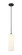 Monty One Light Pendant in Matte Black (224|732P22-MB)