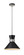 Soriano One Light Pendant in Matte Black + Brushed Nickel (224|728P13-MB-BN)