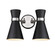 Soriano Two Light Wall Sconce in Matte Black + Brushed Nickel (224|728-2S-MB-BN)