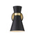 Soriano One Light Wall Sconce in Matte Black + Heritage Brass (224|728-1S-MB-HBR)