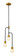 Neutra Three Light Chandelier in Matte Black + Foundry Brass (224|621-3MB-FB)