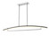 Arc LED Linear Chandelier in Chrome (224|620-56-CH-LED)