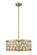 Dealey Six Light Chandelier in Heirloom Brass (224|6010-24HB)