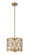 Dealey Three Light Chandelier in Heirloom Brass (224|6010-12HB)