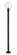 Laurent One Light Outdoor Post Mounted Fixture in Black (224|599PHB-567P-BK)