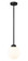 Laurent One Light Outdoor Pendant in Black (224|597P8-BK)