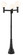 Laurent Three Light Outdoor Post Mounted Fixture in Black (224|597BP3-564P-BK)