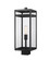 Nuri One Light Outdoor Post Mount Fixture in Black (224|596PHBS-BK)