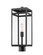 Nuri One Light Outdoor Post Mount Fixture in Black (224|596PHBR-BK)