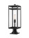 Nuri One Light Outdoor Pier Mounted Fixture in Black (224|596PHBR-533PM-BK)