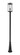 Nuri One Light Outdoor Post Mounted Fixture in Black (224|596PHBR-519P-BK)