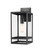 Nuri One Light Outdoor Wall Light in Black (224|596M-BK)