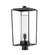 Sheridan One Light Outdoor Post Mount Fixture in Black (224|594PHBR-BK)