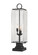 Sana Three Light Outdoor Pier Mounted Fixture in Black (224|592PHBS-SQPM-BK)