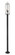 Sana Three Light Outdoor Post Mounted Fixture in Black (224|592PHBR-567P-BK)