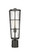 Helix One Light Outdoor Post Mount Fixture in Black (224|591PHB-BK)