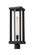 Glenwood One Light Outdoor Post Mount Fixture in Black (224|586PHBR-BK)