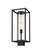 Dunbroch One Light Outdoor Post Mount Fixture in Black (224|584PHMS-BK)