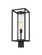 Dunbroch One Light Outdoor Post Mount Fixture in Black (224|584PHMR-BK)