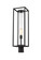 Dunbroch One Light Outdoor Post Mount Fixture in Black (224|584PHBR-BK)