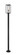 Dunbroch One Light Outdoor Post Mounted Fixture in Black (224|584PHBR-567P-BK)