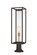 Dunbroch One Light Outdoor Pier Mounted Fixture in Deep Bronze + Outdoor Brass (224|584PHBR-553PM-DBZ)