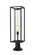 Dunbroch One Light Outdoor Pier Mounted Fixture in Black (224|584PHBR-553PM-BK)