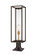 Dunbroch One Light Outdoor Pier Mounted Fixture in Deep Bronze + Outdoor Brass (224|584PHBR-533PM-DBZ)